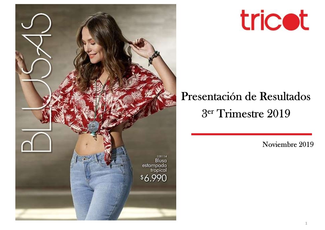 Presentación 3Q 2019 Tricot