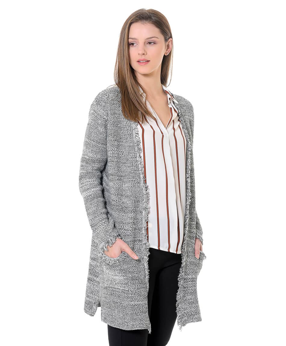 CARDIGAN TWEED LAWRENCE Tricot.cl