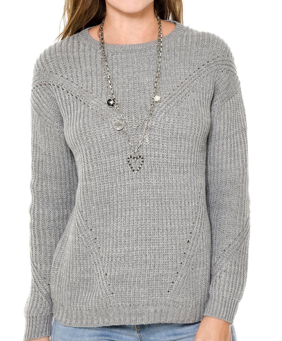 SWEATER PUNTO INGLES BLU GIRL Tricot.cl