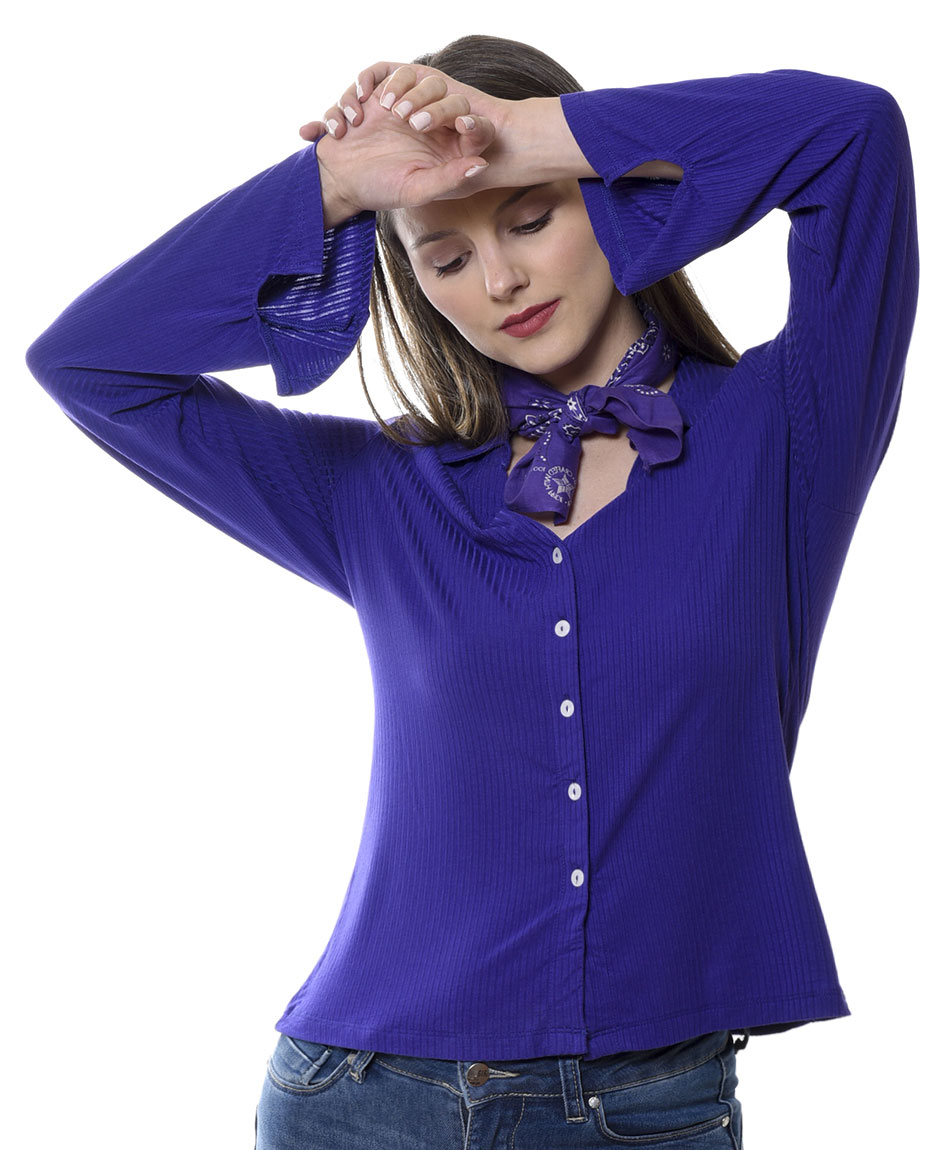 POLERA CANALE BOTONES POLERA CANALE BOTONES